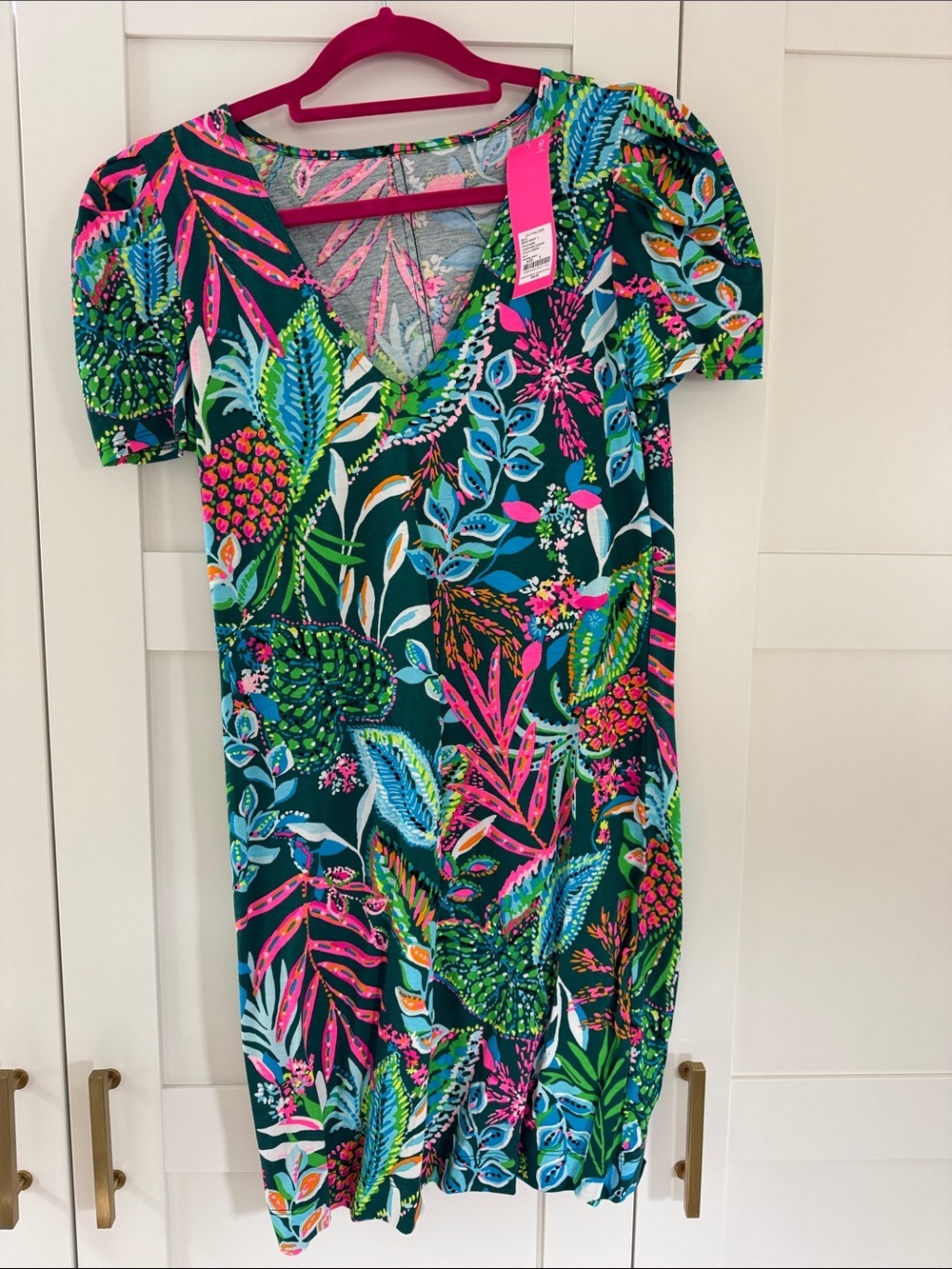 Lilly Pulitzer Aleece Short Sleeved Dress S